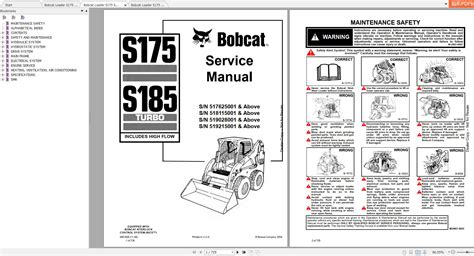 bobcat skid steer s175 manual